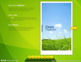 多功能书本翻页特效