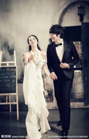个性婚纱照 婚纱照