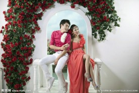 个性婚纱照 婚纱照