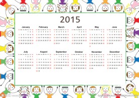 2015年日历