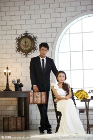 个性婚纱照 婚纱照