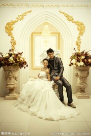 个性婚纱照 婚纱照