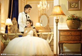 个性婚纱照 婚纱照