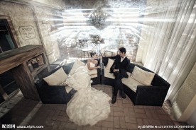 个性婚纱照 婚纱照