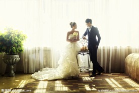 个性婚纱照 婚纱照