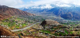 阿坝州金川梨花盛开的季节