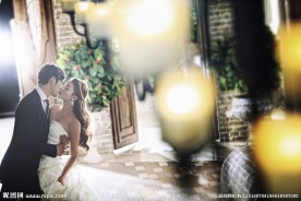 个性婚纱照 婚纱照