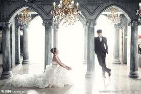 个性婚纱照 婚纱照