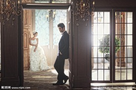 个性婚纱照 婚纱照