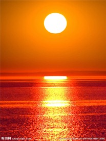 海边夕阳风光