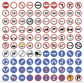 交通图标交通标志