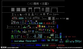 CAD立面图库