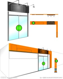 商场厂房公司导视标识
