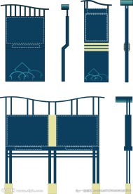 商场厂房公司导视标识