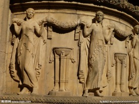 艺术宫石柱上的雕刻