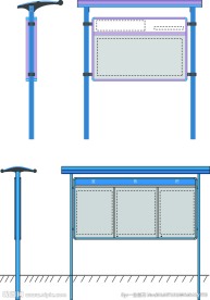 商场厂房公司导视标识