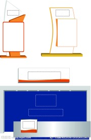 商场厂房公司导视标识