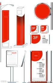 商场厂房公司导视标识