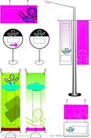 商场厂房公司导视标识