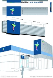 商场厂房公司导视标识