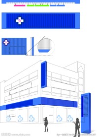 商场厂房公司导视标识