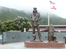 旧金山金门大桥上的雕