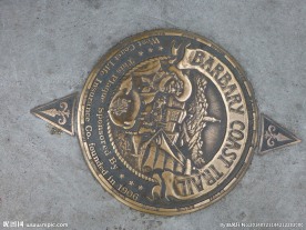 唐人街人行道地面的方