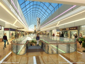 商业建筑室内效果图