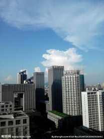 鸟瞰建筑南京河西CBD