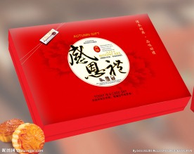 感恩礼月饼平面图