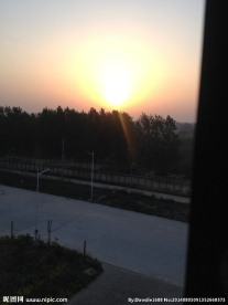 早晨的太阳