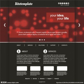 网站模板 网页模板