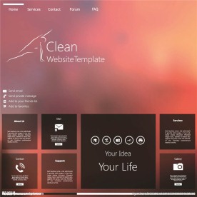 网站模板 网页模板