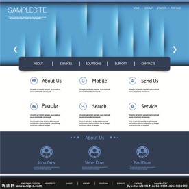 网站模板 网页模板