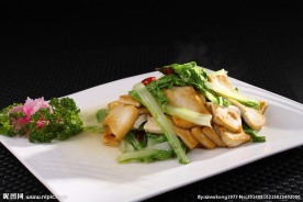 奶白菜煎豆腐