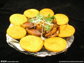 鱼锅饼子 咸鱼饼子