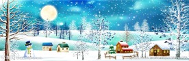 雪地里