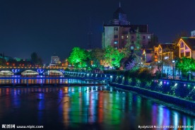 安吉夜景