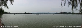 昆明湖全景图