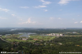 琼海市白石岭鸟瞰图