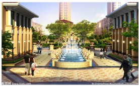 小区主入口效果图