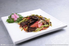 酸辣牛肉