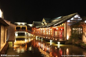 乌镇西栅夜景