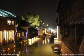 乌镇西栅夜景