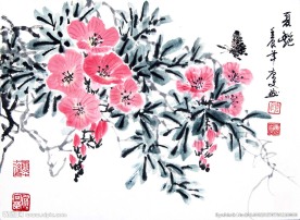 夏艳国画