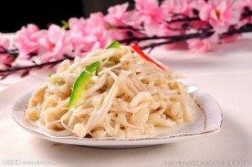 椒丝拌金菇