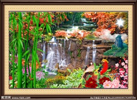 风景画 花鸟图