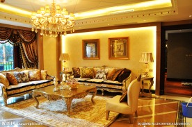 欧式建筑 会客厅