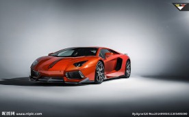 红色兰博基尼 LP740