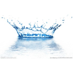 溅起水花